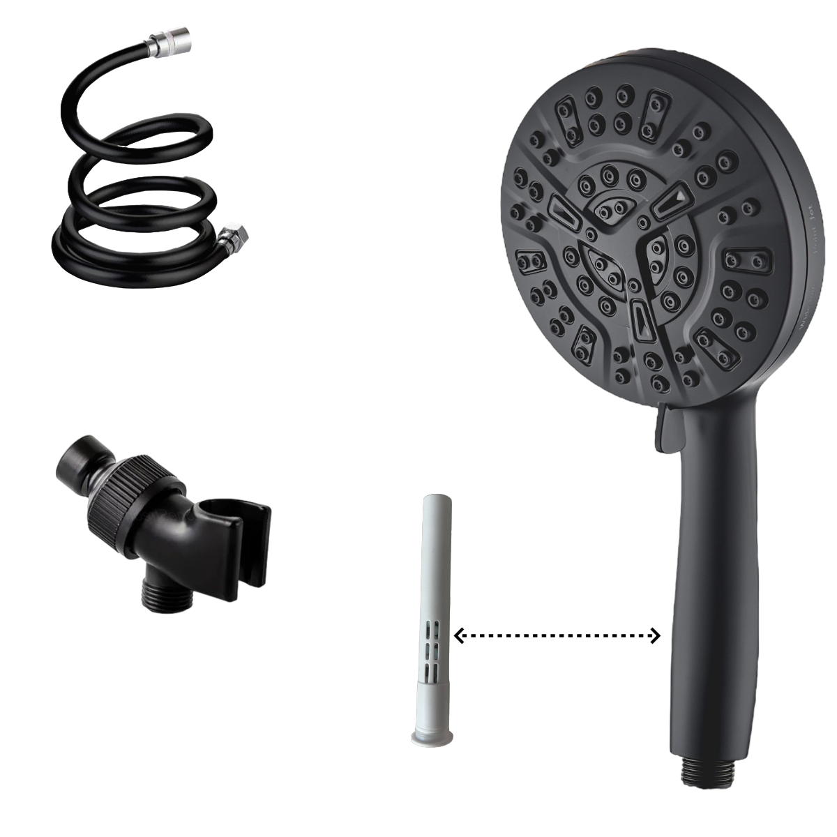 EcoLux 10 Mode High Pressure Filtered Shower Head