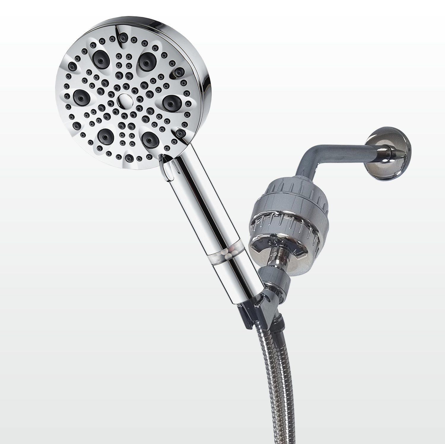 9-Mode Luxury Hard Water Filtration Shower Head Kit